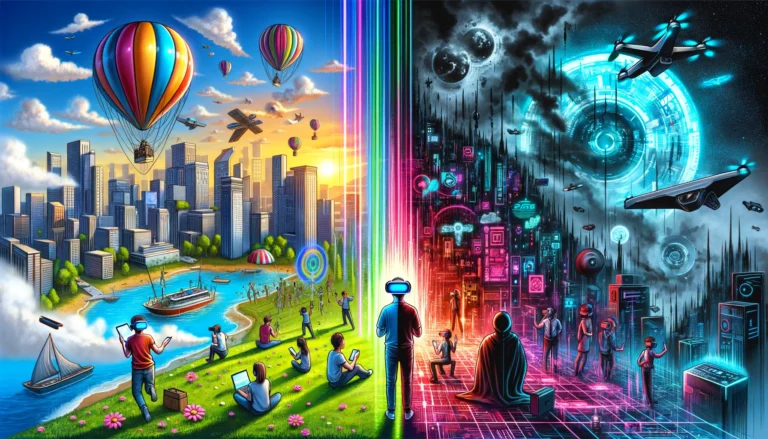 The Dual Future of the Metaverse: Utopian Opportunities and Dystopian Challenges